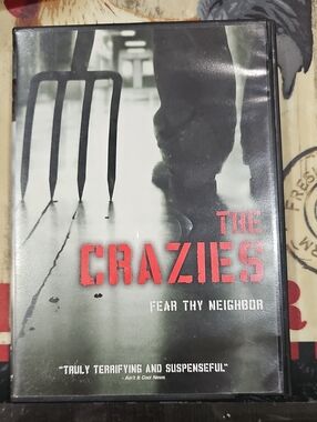The Crazies DVD — Black, White & Red Horror Cover